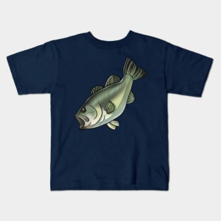 Large Mouth Bass Kids T-Shirt